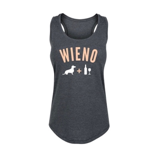 Tops - Gray and orange tank top